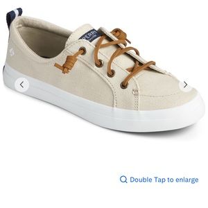 Sperry Women's Crest Vibe Sneaker, Crème